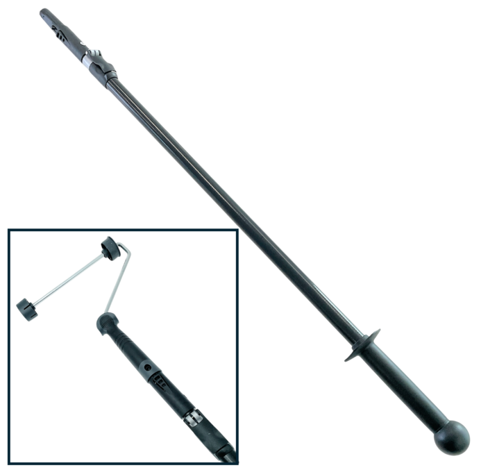 Teleskopskaft Kolfiber 180 cm